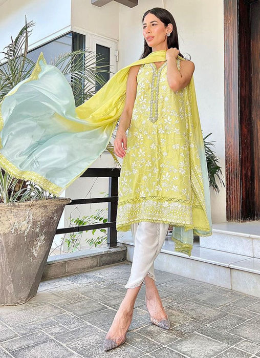 Fatima Hassan In Pear Shirt