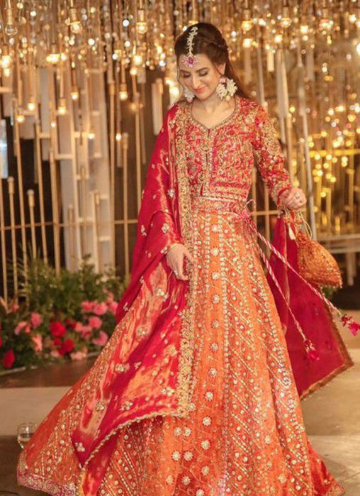 Picture of Marwa In A Custom #Farahtalibaziz Lehnga Choli