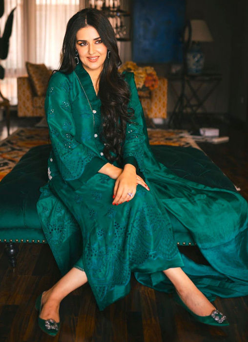 Picture of Natasha In This Stunning Jewel Toned Ensemble.