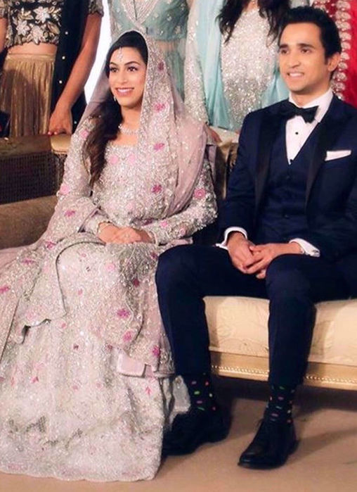 Picture of Zainab, The Most Gorgeous Bride In Silvers And Lilac