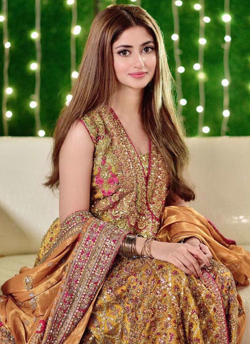 Sajal Ali In Our Signature Kalidaar Angarkha