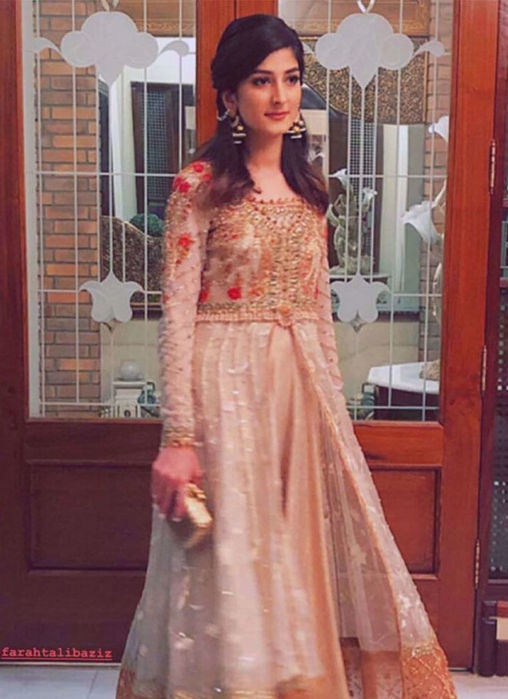 Picture of Alishay Adnan Gorgeous In A Signature Farah Talib Aziz Kalidaar