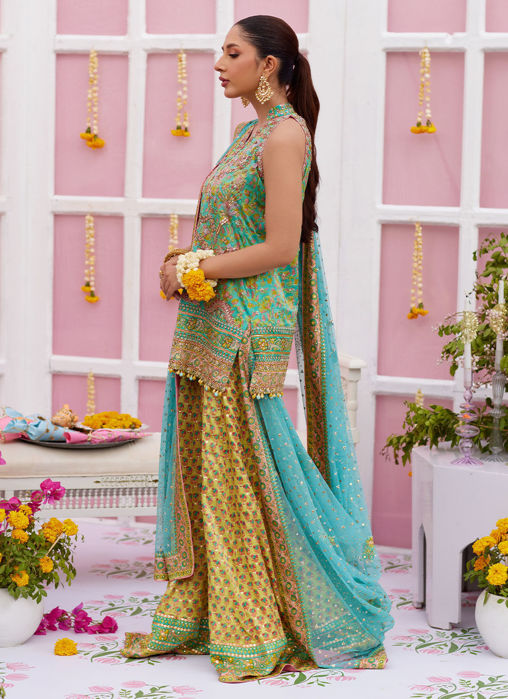 Ryenna Blockprinted Short Shirt And Dhaka