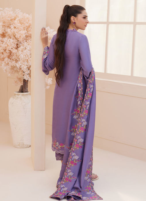 (Goldie Grape Silk Shirt and Dupatta )PANTS only