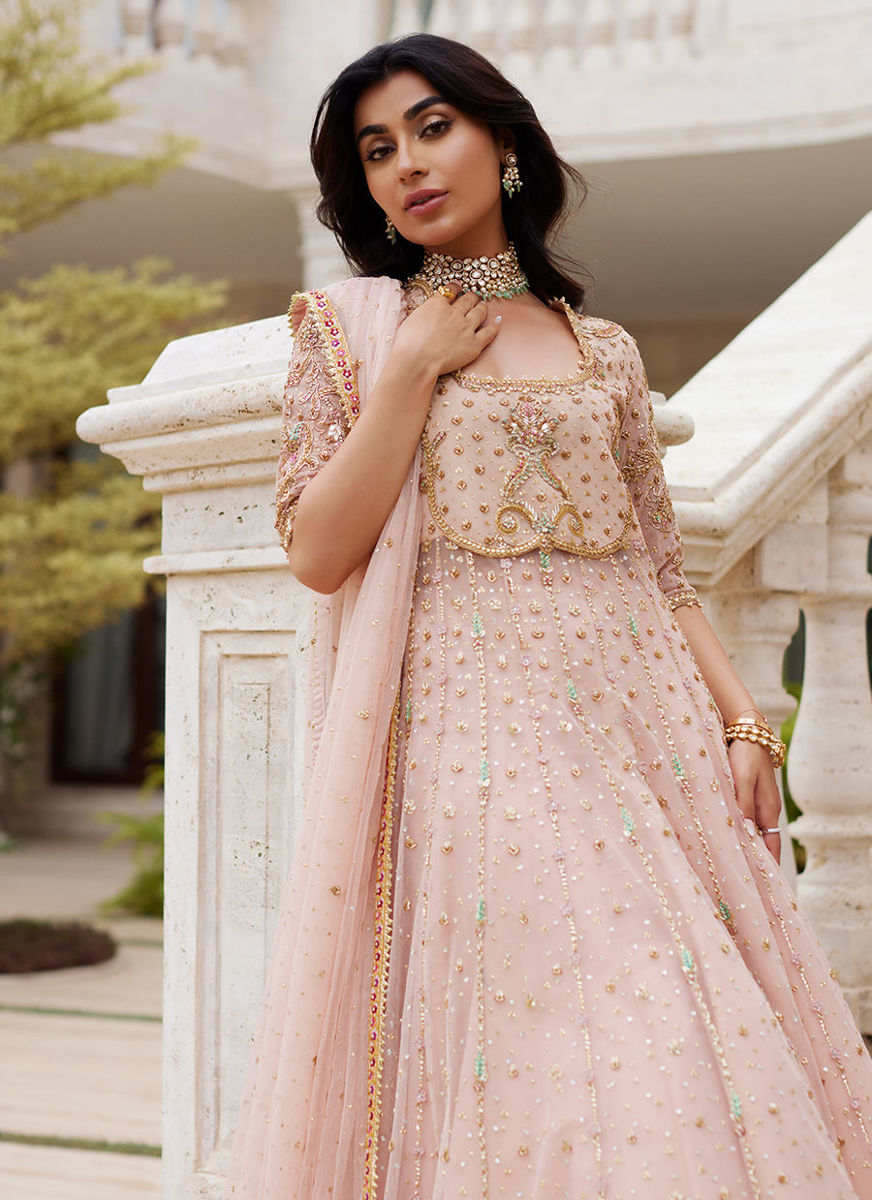 Nazneed Peach Kalidaar