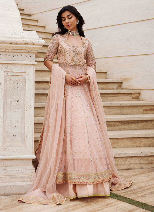 Nazneed Peach Kalidaar