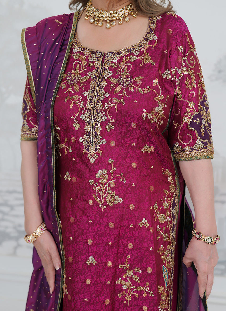Bita Magenta Kurta