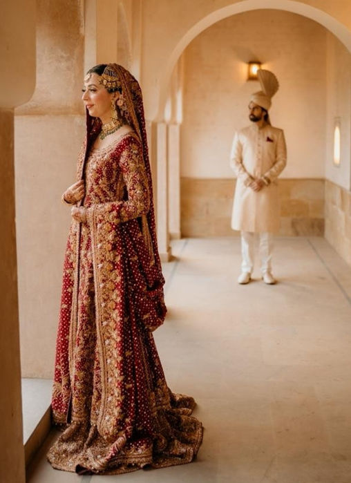 Picture of A Signature #FarahTalibAziz Classic Red Bridal