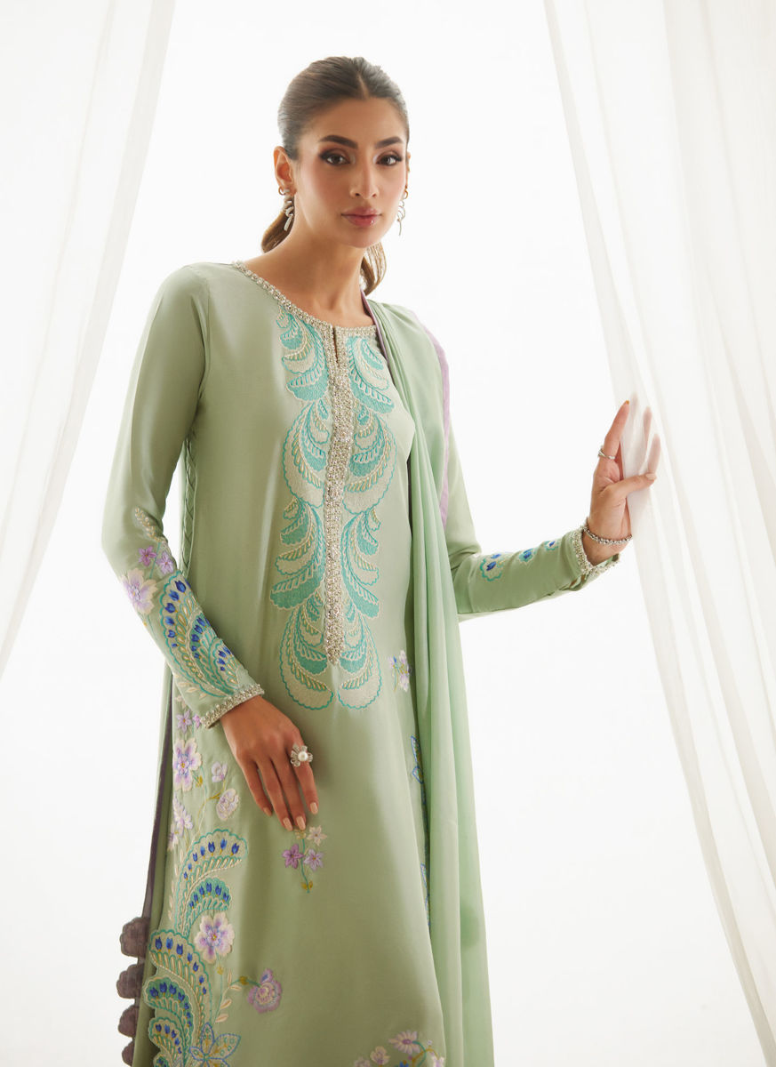 Jovie Blue Shirt And Dupatta