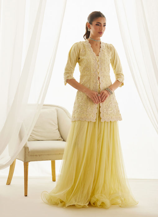 Picture of Lavin Lemon Shirt And Lehnga