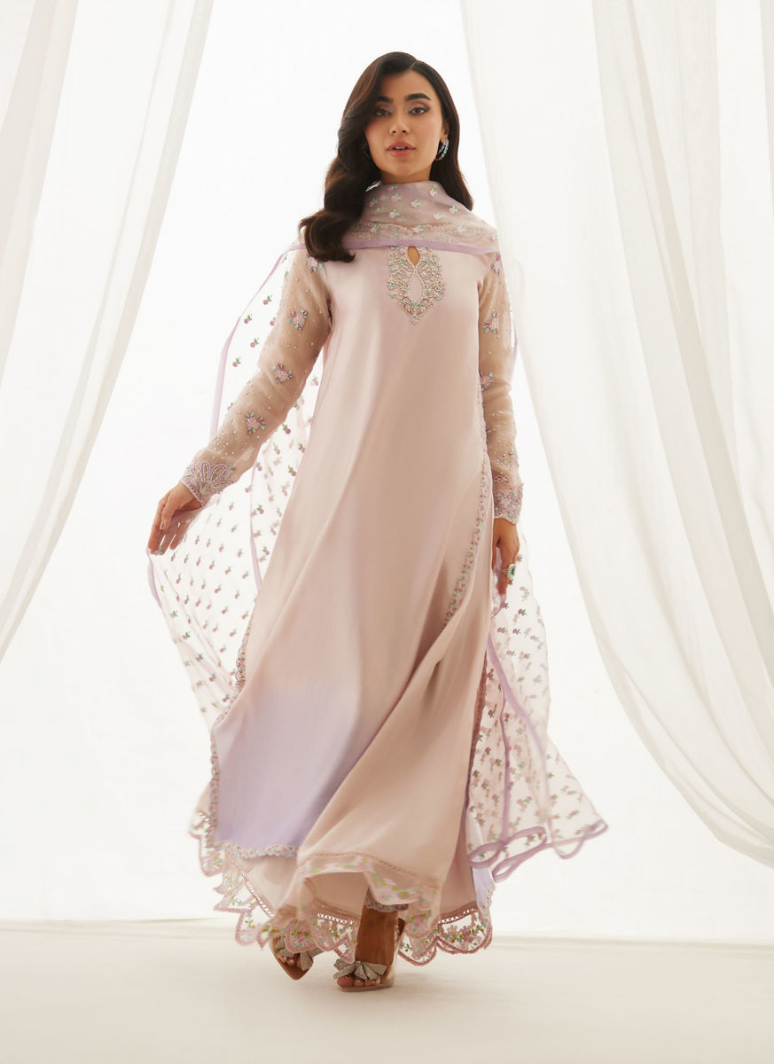 Blaise Lavender Shirt And Dupatta