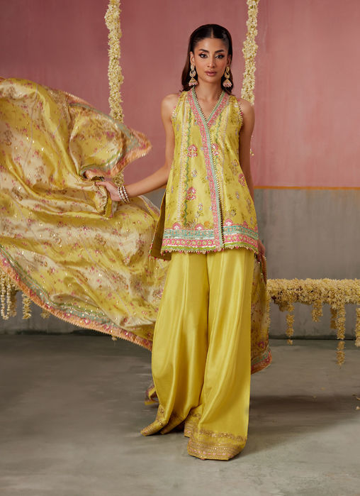 Picture of Zaria Kiwi Shirt And Dupatta