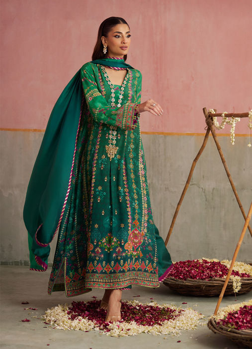 Noemi Jade Shirt And Dupatta