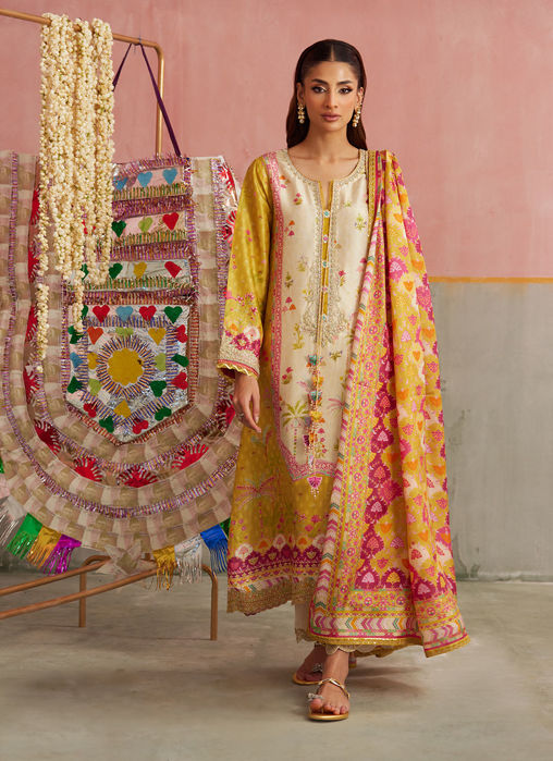 Picture of Arabella Kiwi Shirt And Dupatta