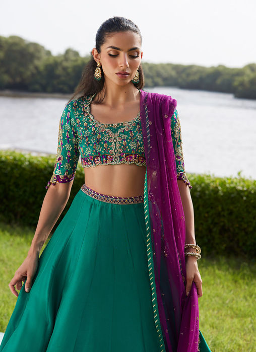 Amaranth Lehnga Choli