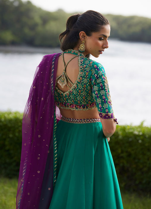 Amaranth Lehnga Choli