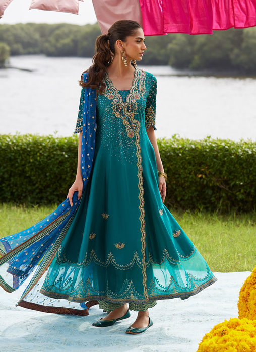 Empress Emerald Kalidaar And Dupatta