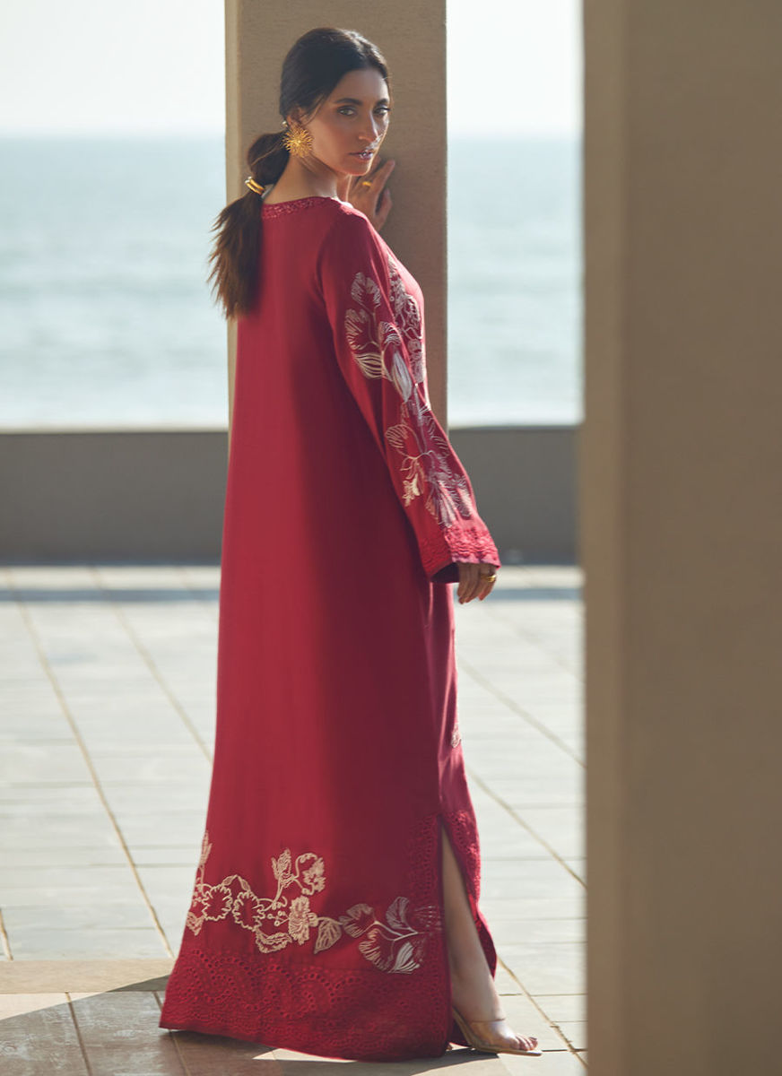 Siren Scarlett Silk Kaftan