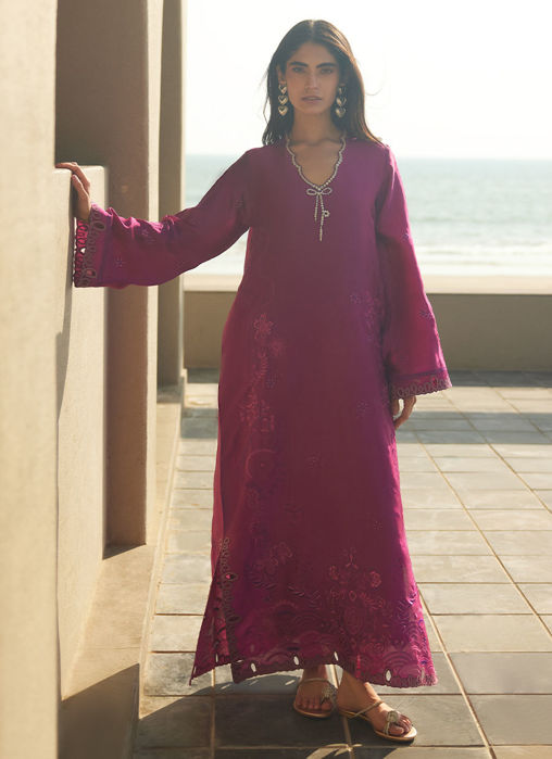 Aerie Hot Pink Kaftan