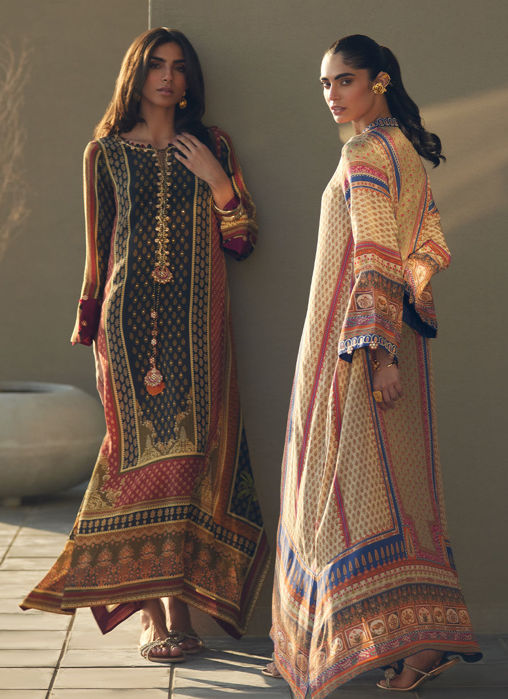 Ophelia Onyx Crepe Kaftan