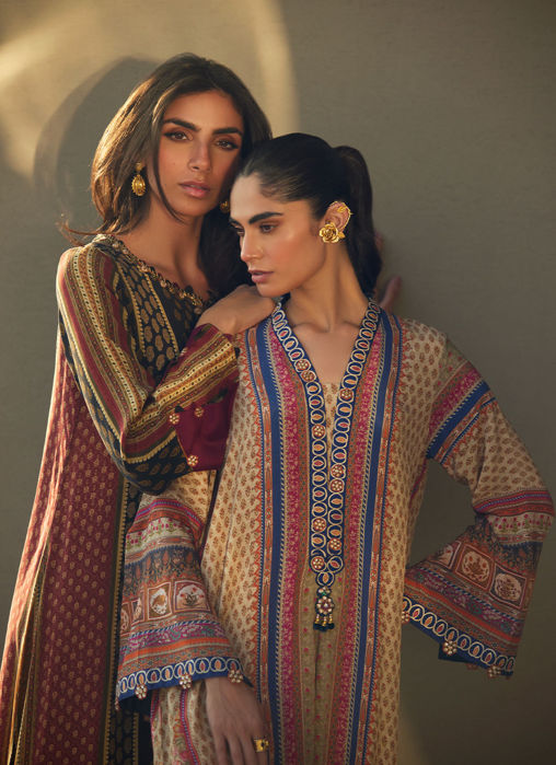 Ophelia Onyx Crepe Kaftan