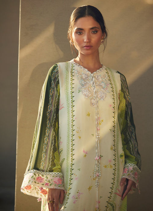 Selah Kiwi Crepe Kaftan