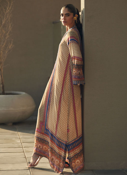 Picture of Sora Sand Crepe Kaftan