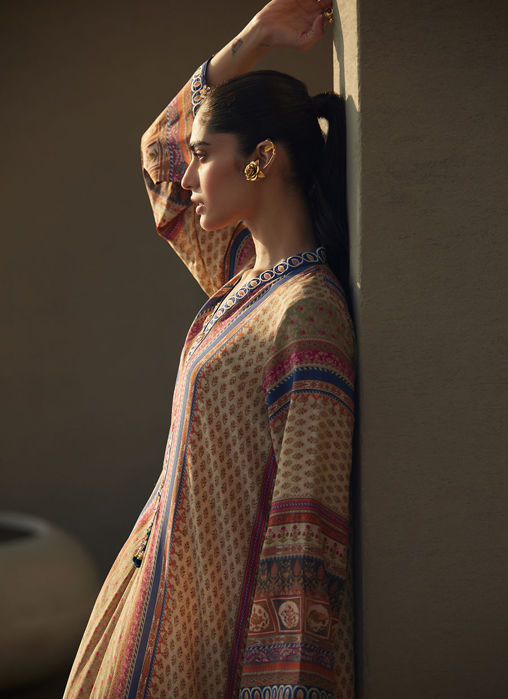 Sora Sand Crepe Kaftan