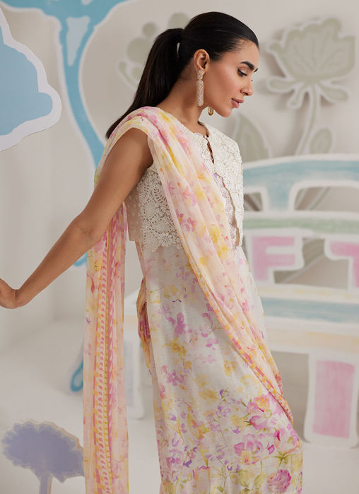 Airelle Bloom Draped Saree Dress