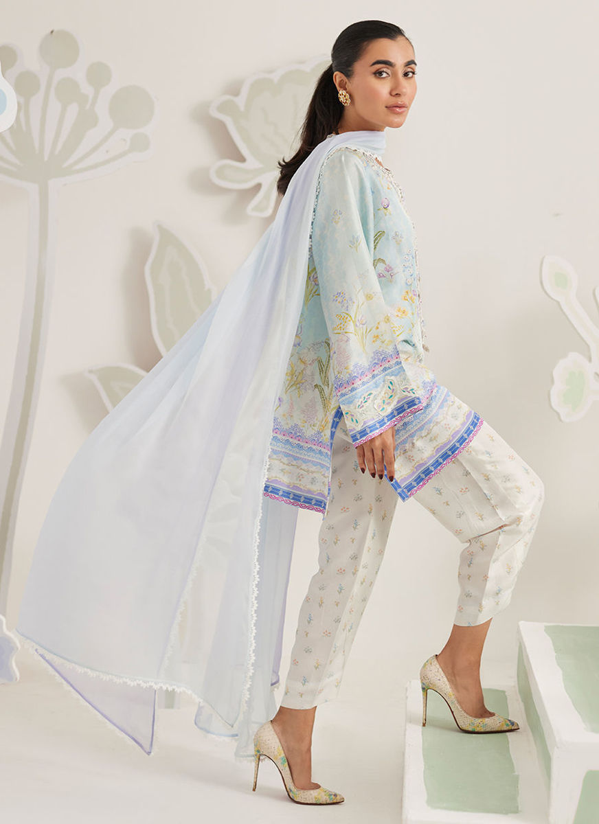 Tessa Shirt And Dupatta