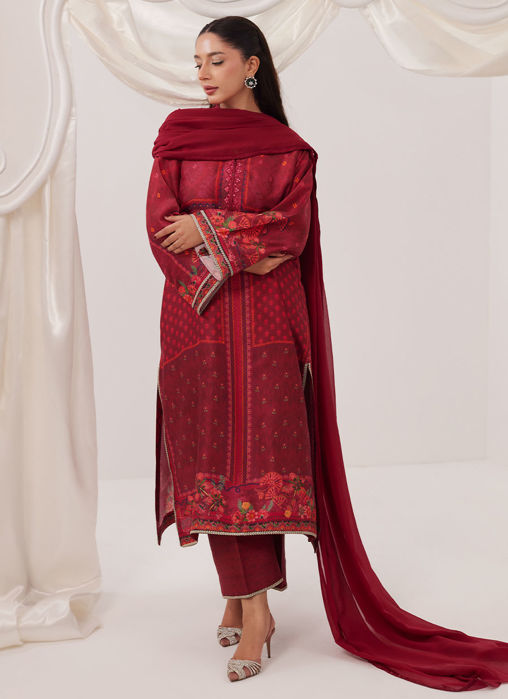 Emberline Shirt And Dupatta