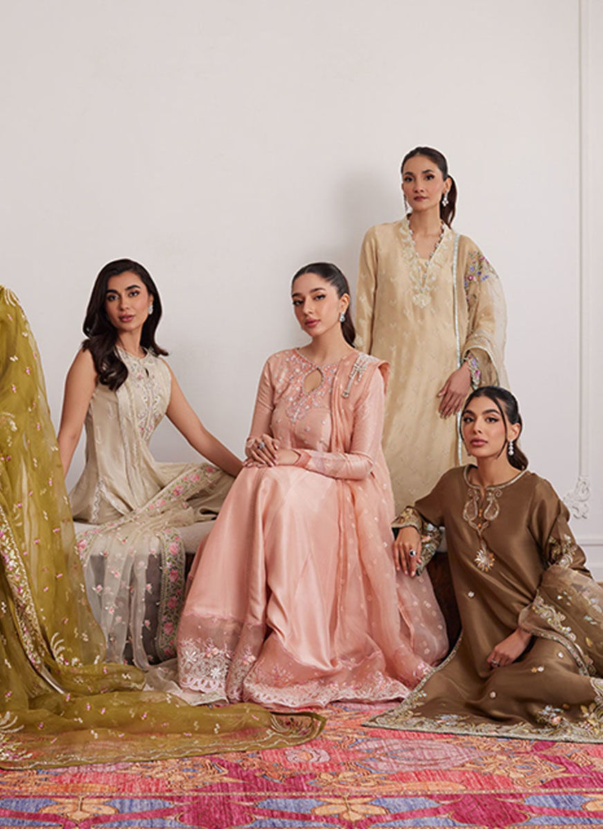 Finn Peach (Shirt, Pants and Dupatta)