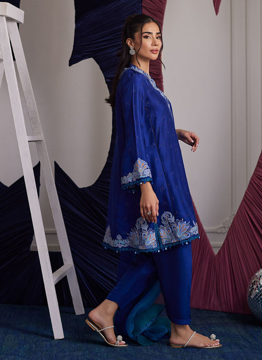 Aliza Azure (Shirt, Pants and Dupatta)