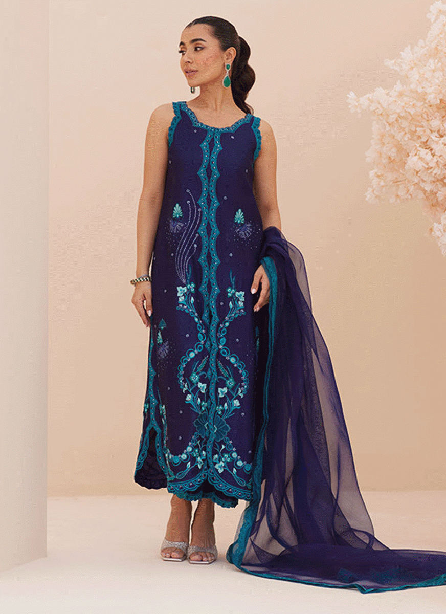 Rio Ink (Shirt, Pants and Dupatta)