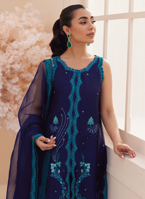 Rio Ink (Shirt, Pants and Dupatta)