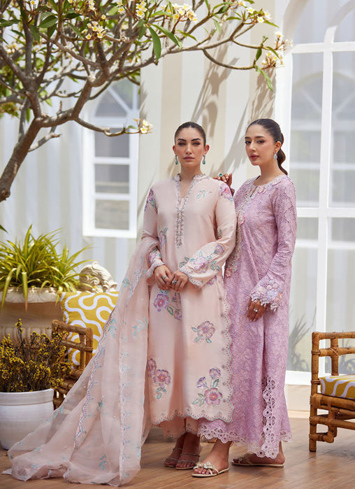 Vera Pink Shirt And Dupatta