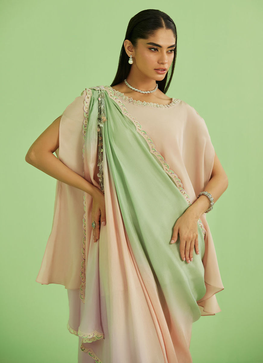 Nera Shirt  Pants And Drape Dupatta