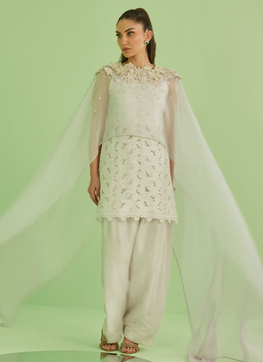 Laine Shirt And Drape Dupatta