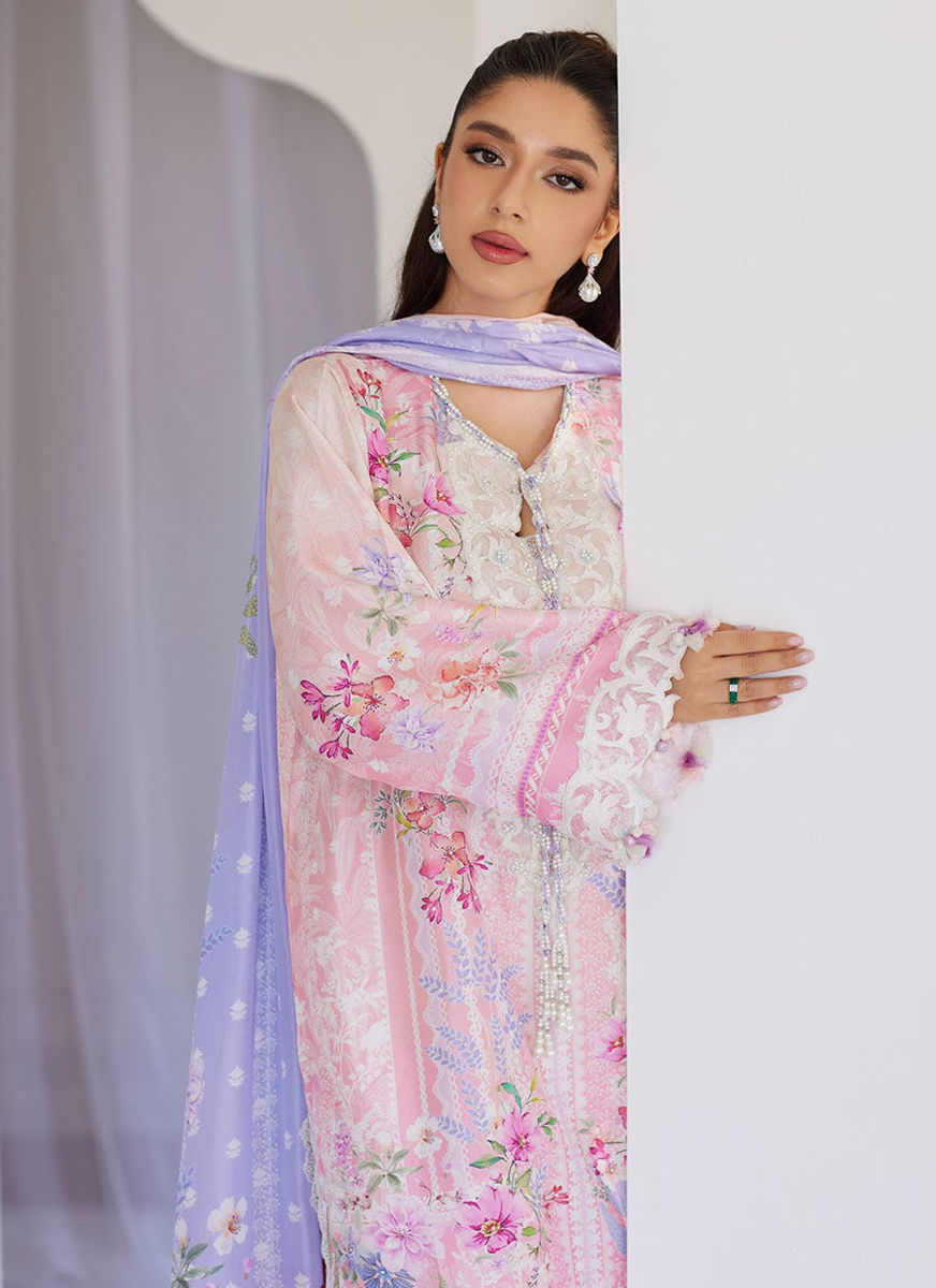 Oddie Pink Shirt And Dupatta