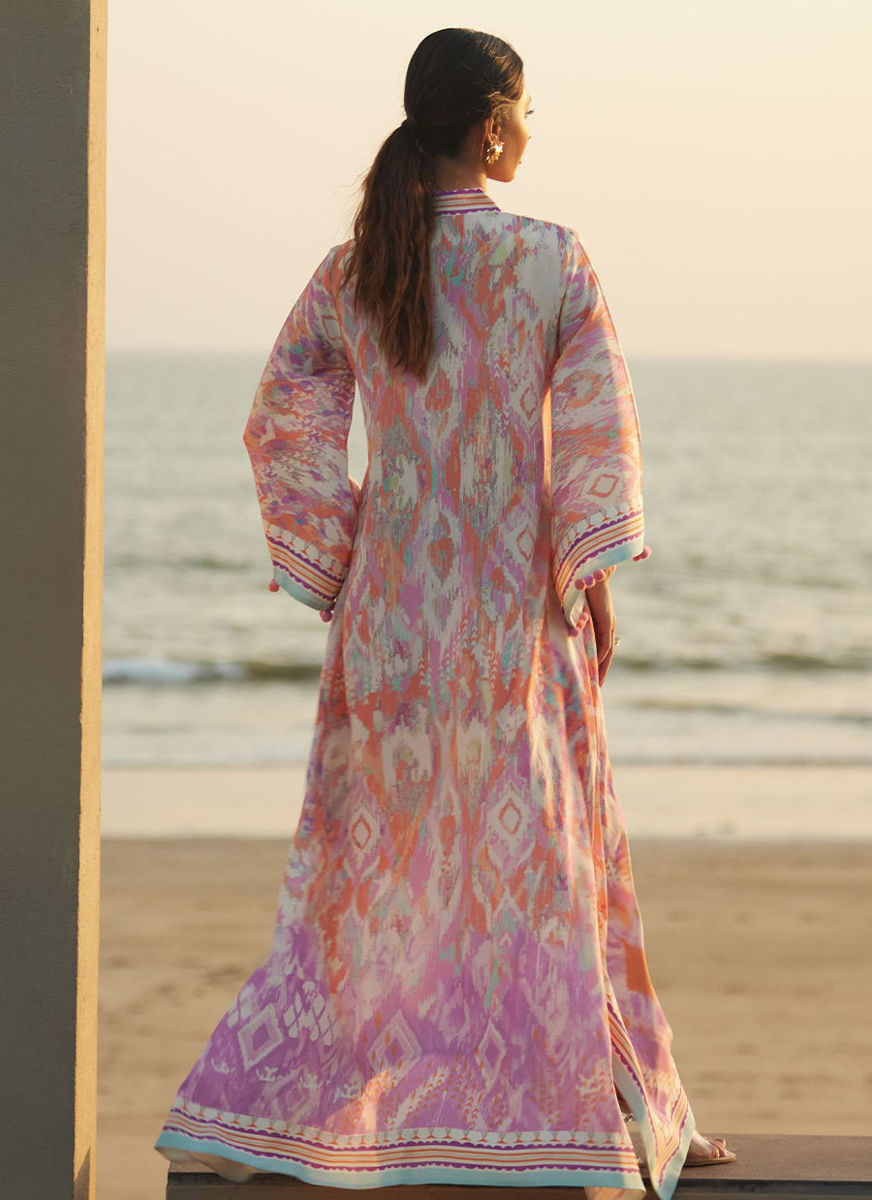Solana Sunset Crepe Kaftan