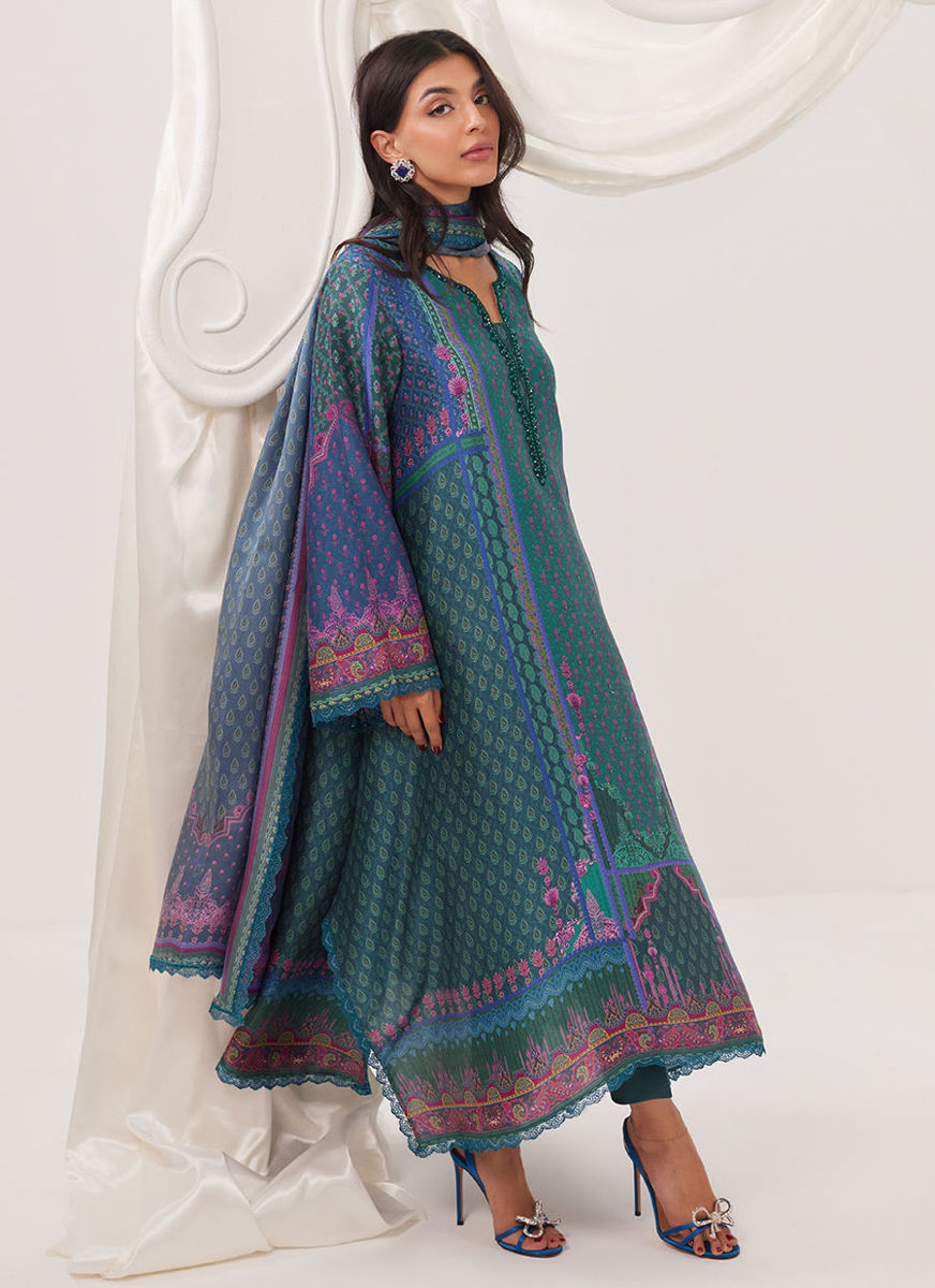 Delara Shirt, Pant And Dupatta