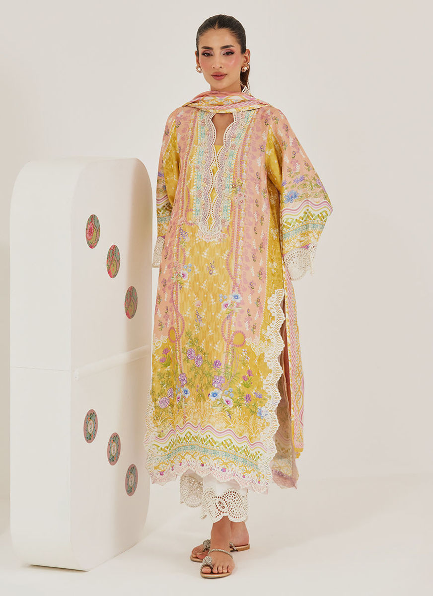 Briella Shirt And Dupatta
