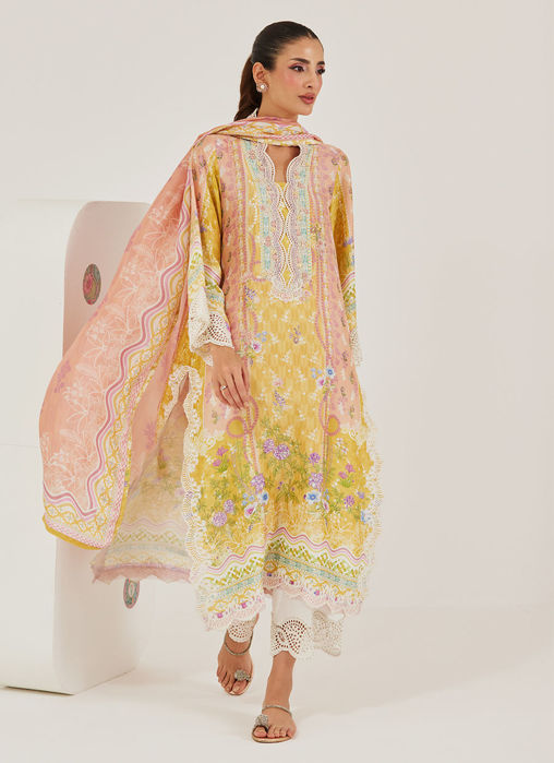 Briella Shirt And Dupatta