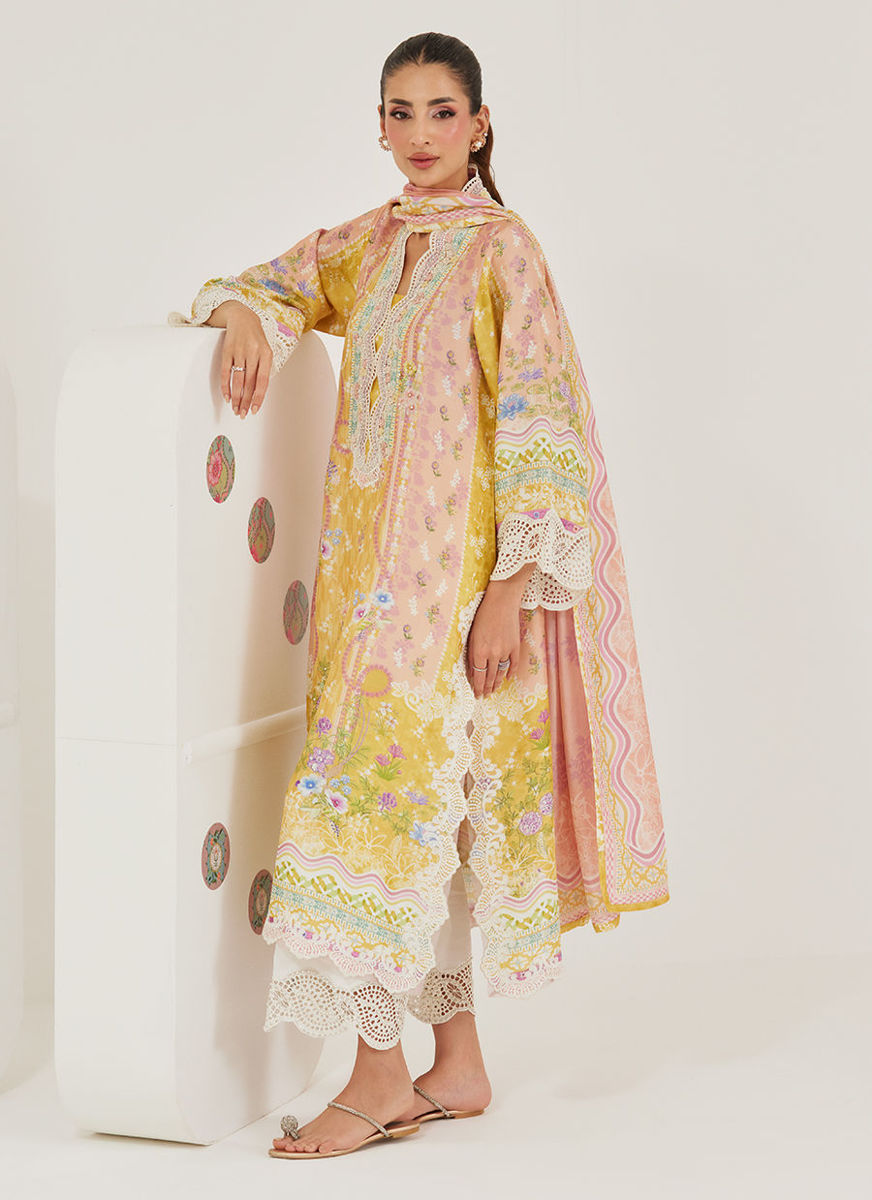 Briella Shirt And Dupatta
