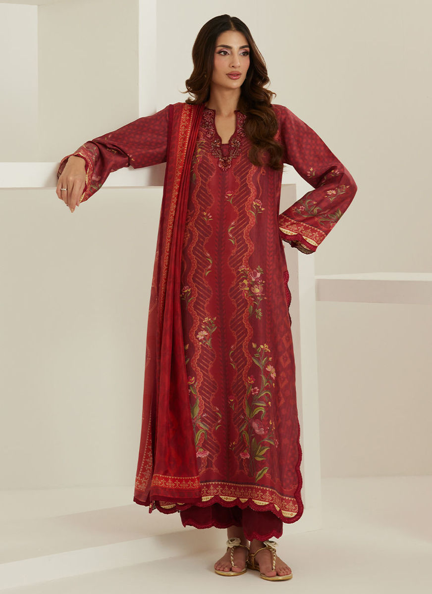 Myla Shirt And Dupatta