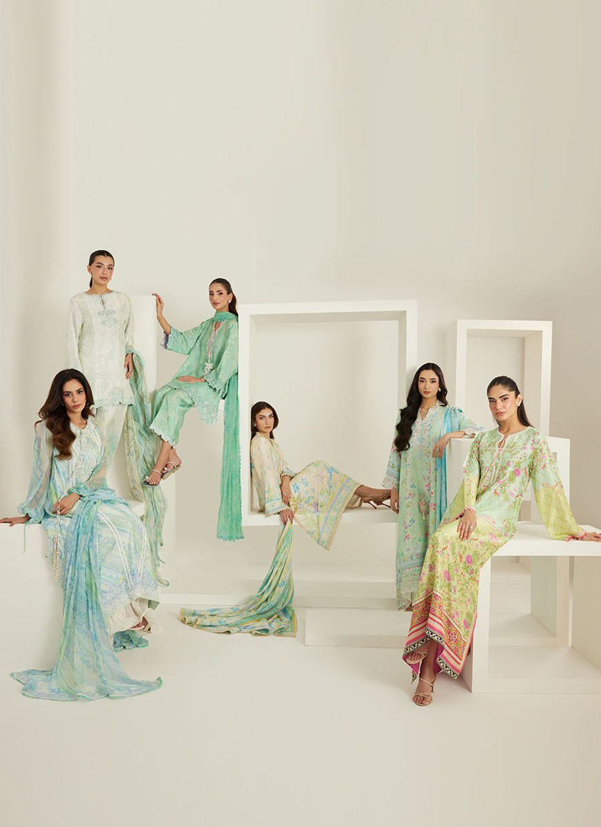 Palm Ivory Shirt And Dupatta