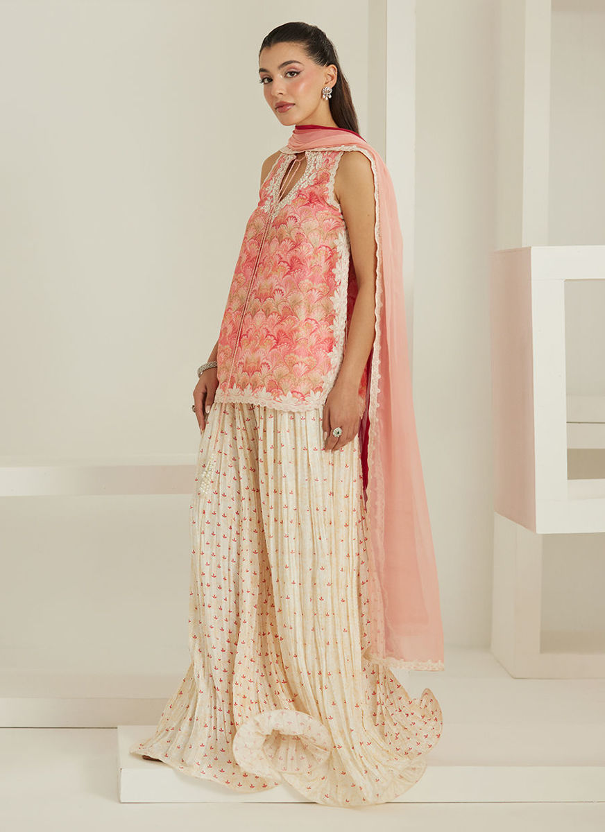 Selma Short Shirt And Dupatta