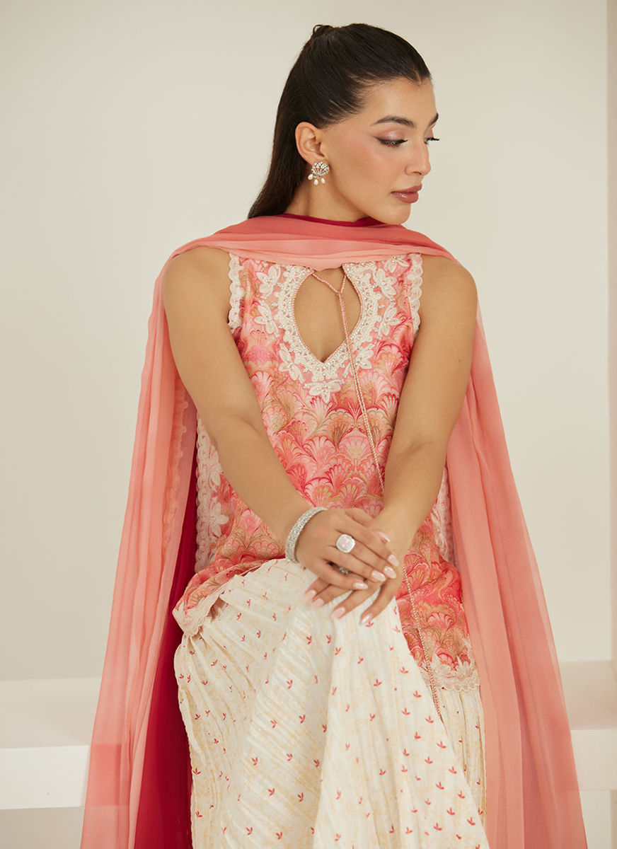 Selma Short Shirt And Dupatta