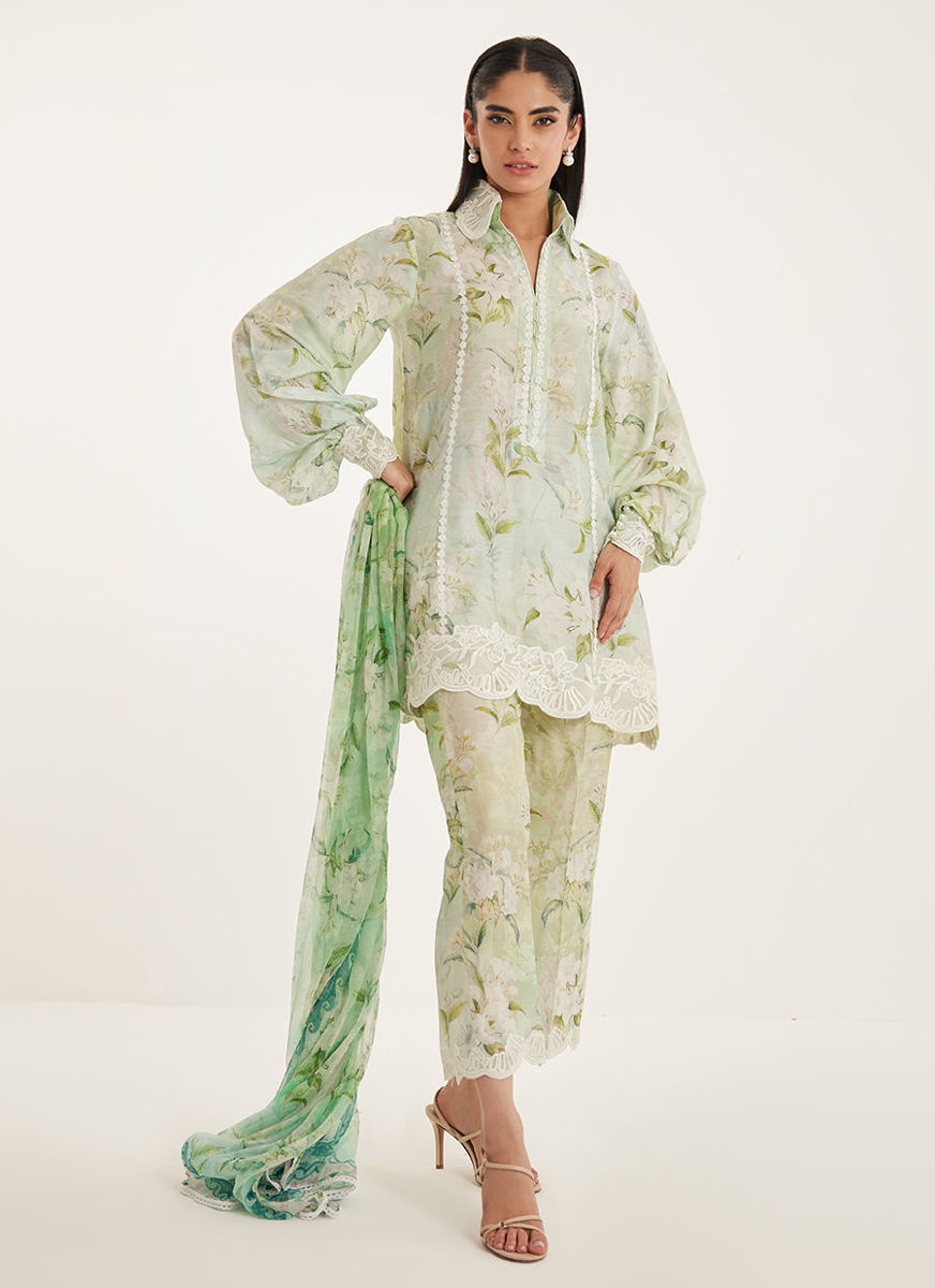 Suzie Shirt And Dupatta
