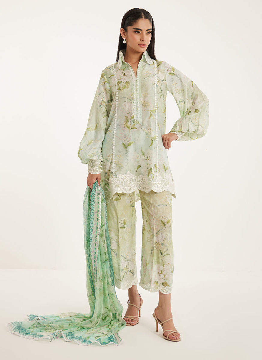 Suzie Shirt And Dupatta